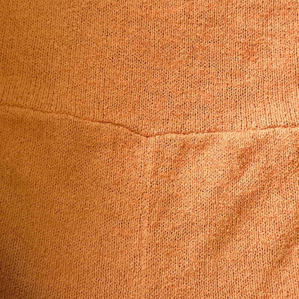 FP Beach Free People Halter Neck Knit Romper Orange Open Back OB129 Womens Small - Picture 3 of 9